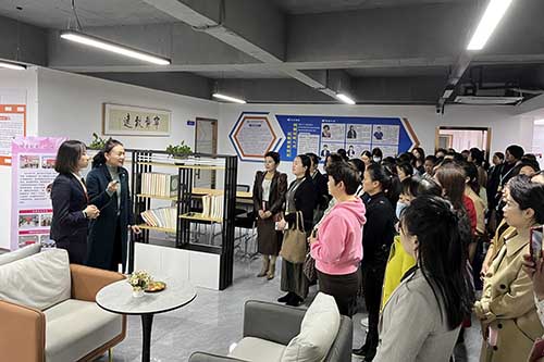 廣(guǎng)西新就業群體婦(fù)聯組織建設培訓班學員赴我司開展婦(fù)聯組織建設現